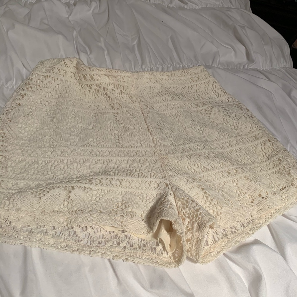 Dressy hollister lace shorts